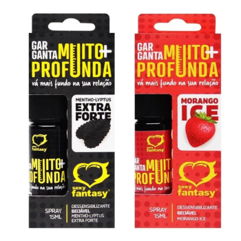 Spray Dessensibilizante Beijável Garganta Profunda Sexy Fantasy 15ml